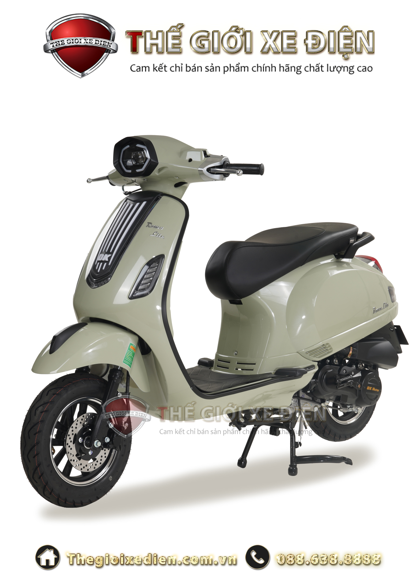 DK Roma Lite S 50cc: Xe máy phong cách mới cho giới trẻ