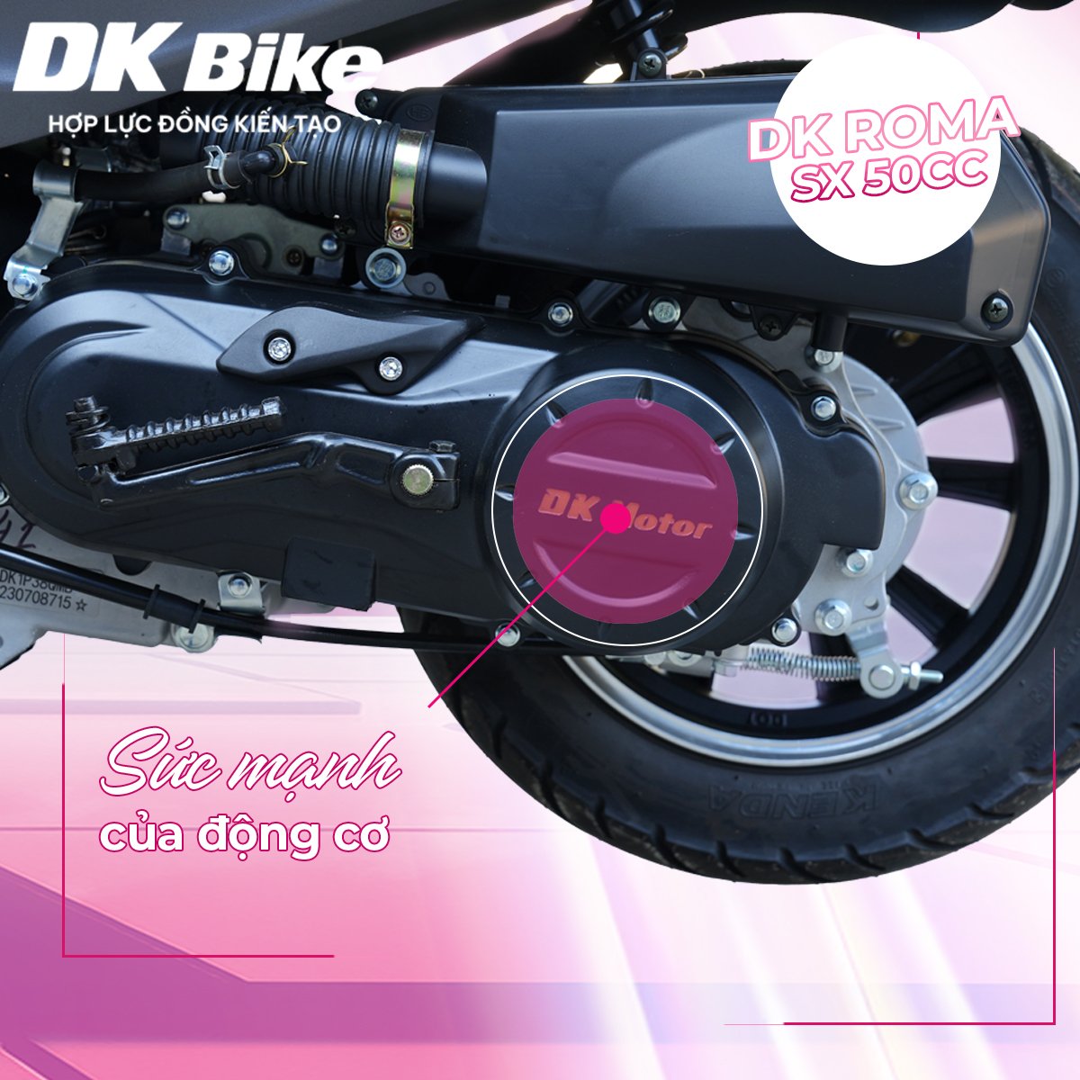 xe ga 50cc dk roma sx mặt nạ lồi