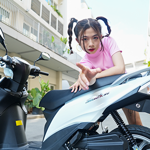 xe ga 50cc đẹp cho nữ - Sym Shark