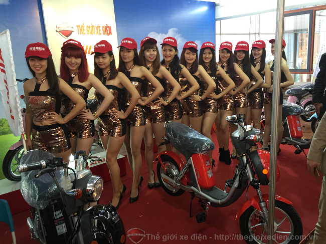 Thương hiệu THẾ GIỚI XE ĐIỆN tham gia triển lãm quốc tế VietBuild 2015 tại triển lãm giảng võ Hà Nội 2 5