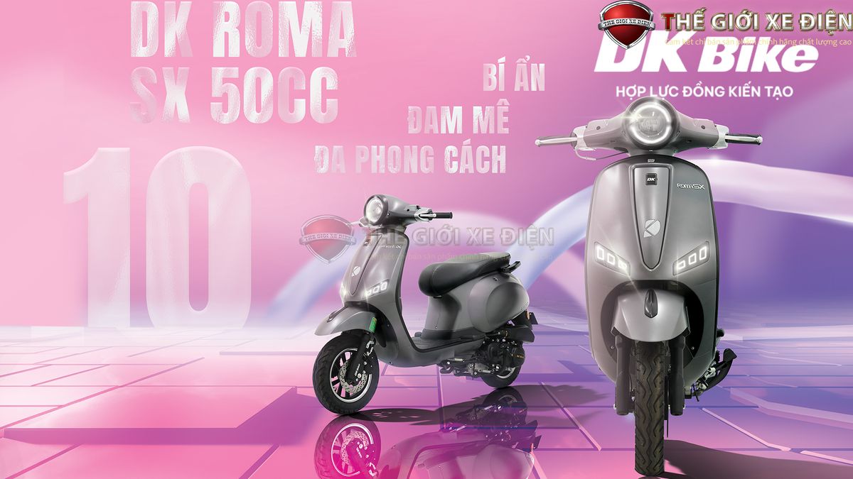 Xe ga 50cc DK Roma SX: Siêu phẩm Vespa 50cc mới ra mắt 2024