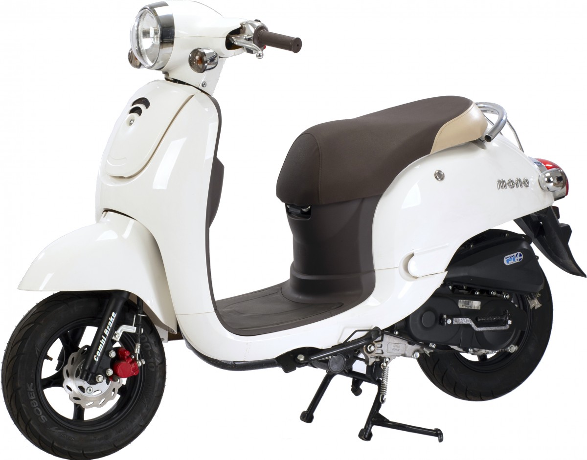 Giorno Mono: Chiếc xe ga 50cc nhỏ gọn với phanh đĩa CBS an toàn