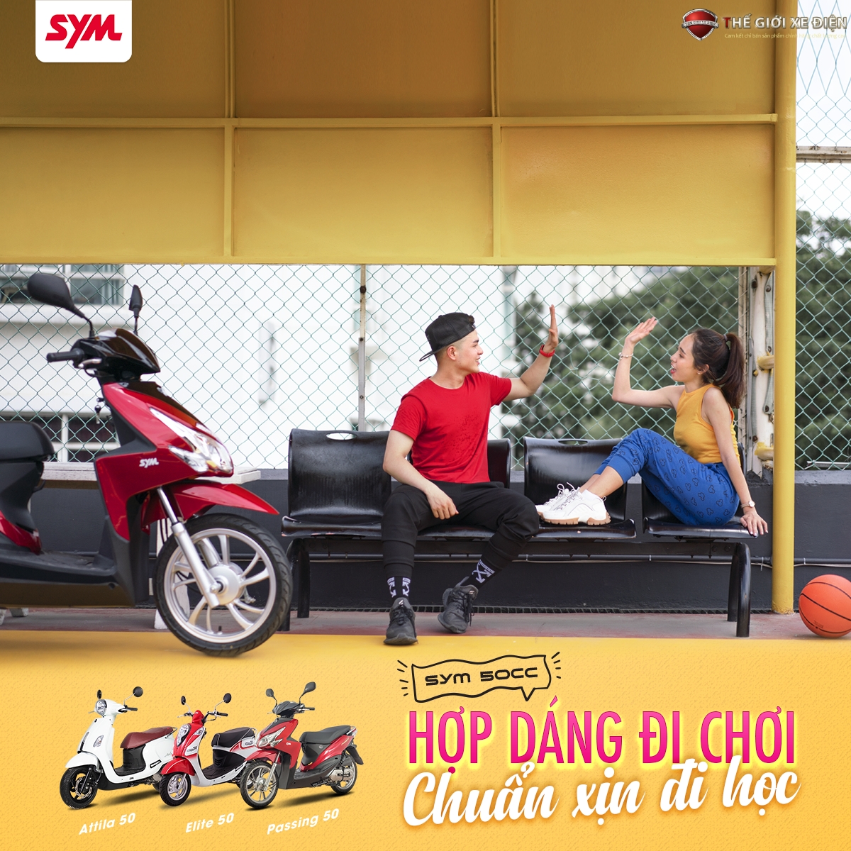 SYM Passing: Mẫu xe ga thể thao năng động cho các bạn trẻ