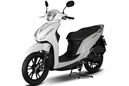 Xe Ga 50cc KYMCO Candy Hermosa Màu Trắng/Đỏ Bóng